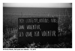 Sed quae non videntur